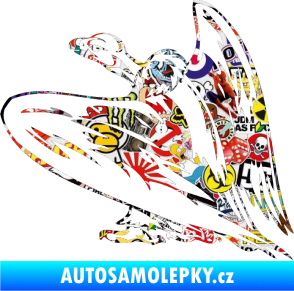 Samolepka Predators 042 levá sup Sticker bomb