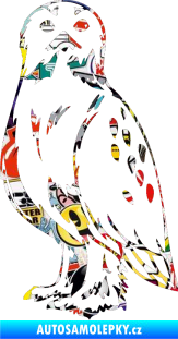 Samolepka Predators 061 levá sova Sticker bomb