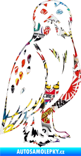 Samolepka Predators 061 pravá sova Sticker bomb