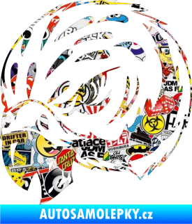 Samolepka Predators 065 levá Sticker bomb