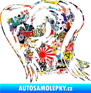 Samolepka Predators 083 levá sup Sticker bomb