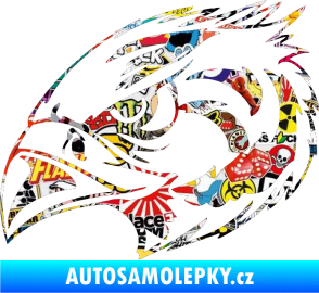 Samolepka Predators 084 levá Sticker bomb