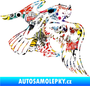 Samolepka Predators 100 pravá sova Sticker bomb