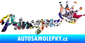 Samolepka Princezna s korunkou 001 nápis Sticker bomb