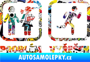 Samolepka Problém? Vyřešen 007 pryč od ní Sticker bomb