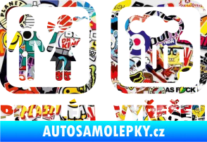 Samolepka Problém? Vyřešen 008 na pivo Sticker bomb