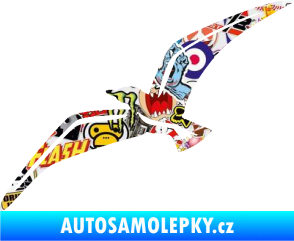 Samolepka Racek 001 levá Sticker bomb