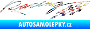 Samolepka Racing sachovnice Sticker bomb