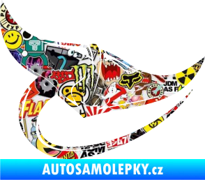 Samolepka Rejnok 001 pravá Sticker bomb