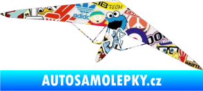 Samolepka Rogalo 001 pravá Sticker bomb