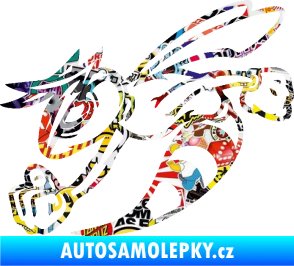 Samolepka Rozzuřená vosa 001 levá Sticker bomb