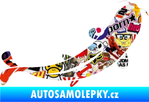 Samolepka Ryba 001 pravá Sticker bomb