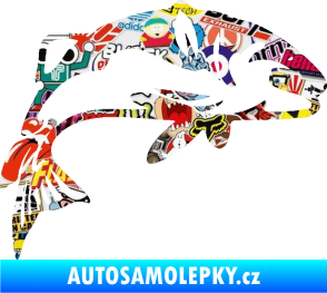 Samolepka Ryba 010 pravá Sticker bomb