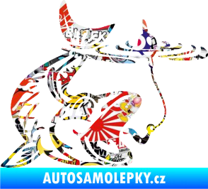 Samolepka Ryba s návnadou 004 pravá Sticker bomb