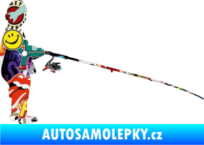 Samolepka Rybář 009 pravá Sticker bomb