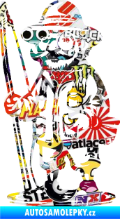 Samolepka Rybář 023 levá Sticker bomb