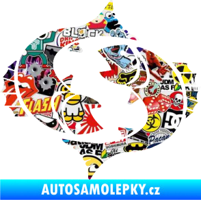 Samolepka Ryby 004 Sticker bomb