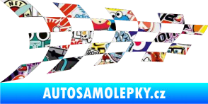 Samolepka Šachovnice 024 Sticker bomb