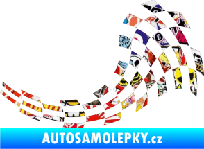 Samolepka Šachovnice 028 Sticker bomb