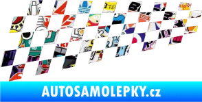 Samolepka Šachovnice 034 Sticker bomb