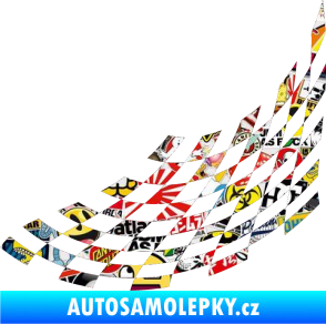 Samolepka Šachovnice 039 Sticker bomb
