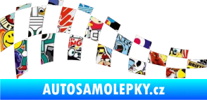 Samolepka Šachovnice 046 Sticker bomb