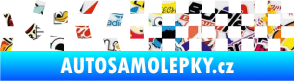 Samolepka Šachovnice 081 Sticker bomb
