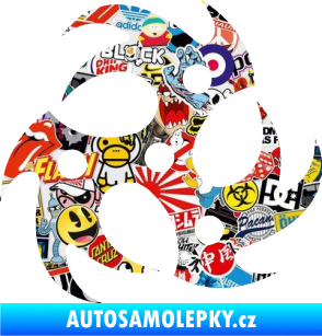 Samolepka Samolepka na víčko od nádrže 005 Sticker bomb