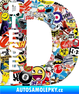Samolepka Samolepka na víčko od nádrže 010 diesel Sticker bomb