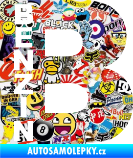 Samolepka Samolepka na víčko od nádrže 011 benzín Sticker bomb