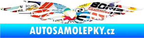 Samolepka Samolepka na zadní okno 002 srdce Sticker bomb