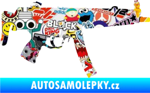 Samolepka Samopal 001 pravá Sticker bomb