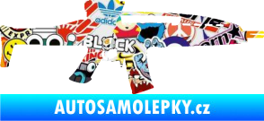 Samolepka Samopal 002 pravá Sticker bomb