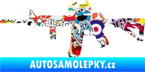 Samolepka Samopal 003 levá Sticker bomb