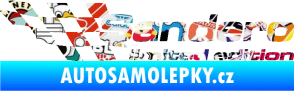 Samolepka Sandero limited edition levá Sticker bomb