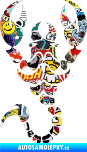 Samolepka Štír 005 levá Sticker bomb