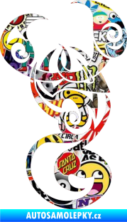 Samolepka Štír 009 pravá Sticker bomb