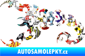 Samolepka Štír 015 levá Sticker bomb