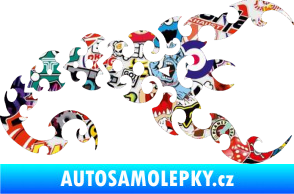 Samolepka Štír 015 pravá Sticker bomb