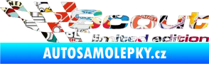 Samolepka Scout limited edition levá Sticker bomb