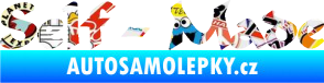 Samolepka Self made nápis Sticker bomb
