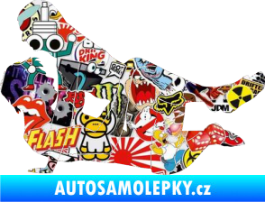 Samolepka Sexy siluety 022 Sticker bomb