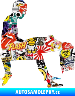 Samolepka Sexy siluety 026 Sticker bomb