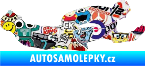 Samolepka Sexy siluety 029 Sticker bomb