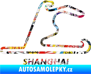 Samolepka Okruh Shanghai Sticker bomb