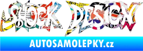 Samolepka Shock design Sticker bomb