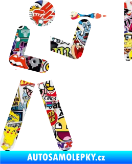 Samolepka Šipky 002 pravá ikona hráče Sticker bomb