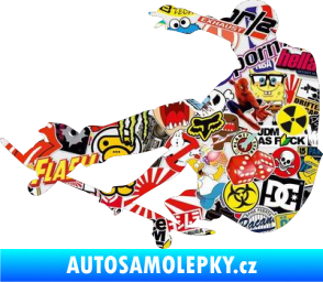 Samolepka Skateboard 009 levá Sticker bomb