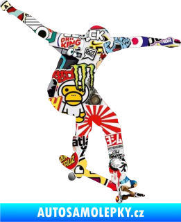 Samolepka Skateboard 011 pravá Sticker bomb