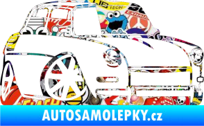 Samolepka Škoda 1000 karikatura pravá Sticker bomb